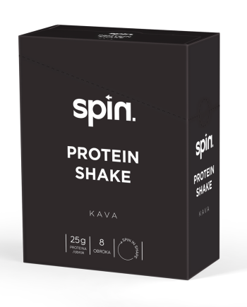 SPIN protein shake – Kava, 8 vrećica x 46 g, ukupno 368 g