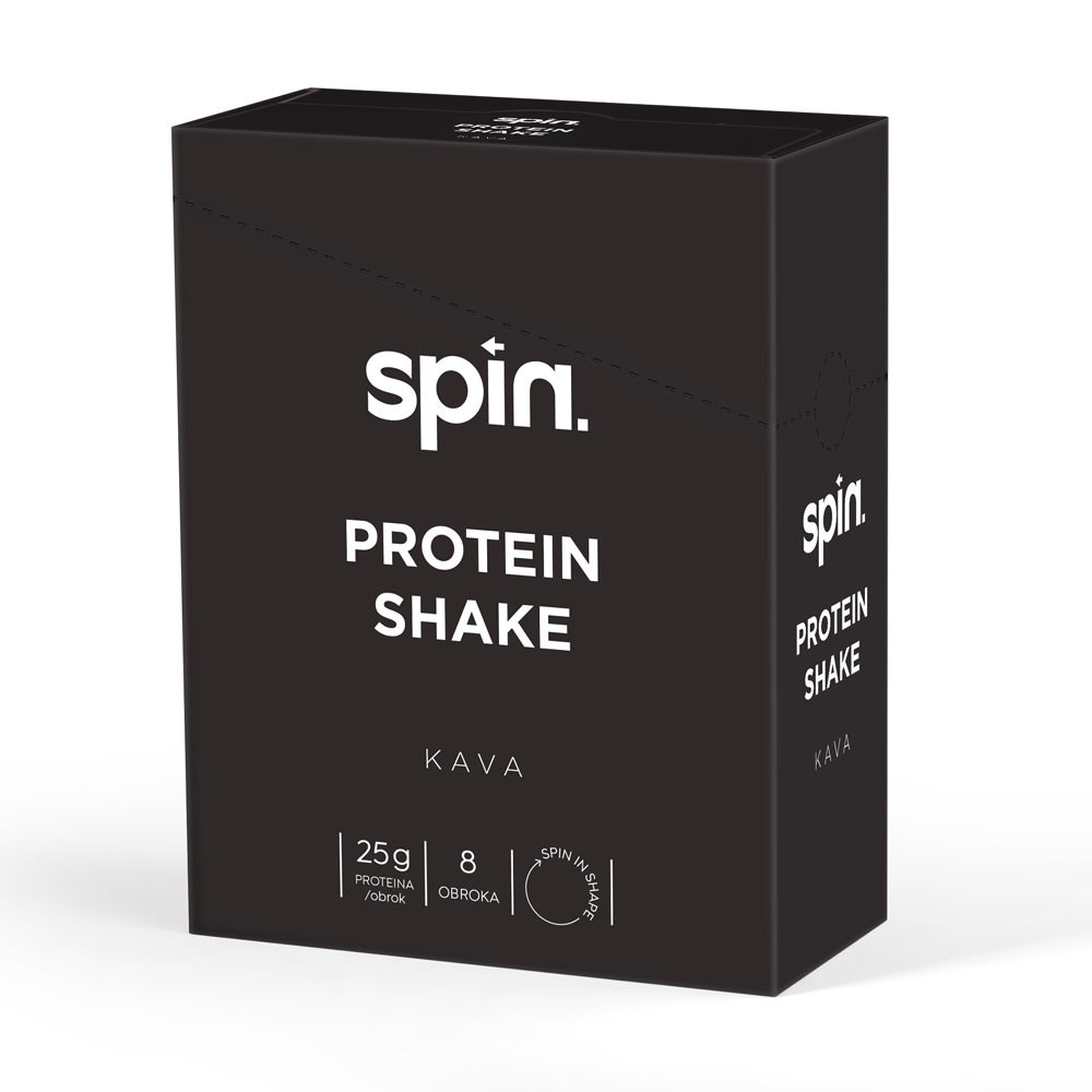 SPIN protein shake – Kava, 8 vrećica x 46 g, ukupno 368 g