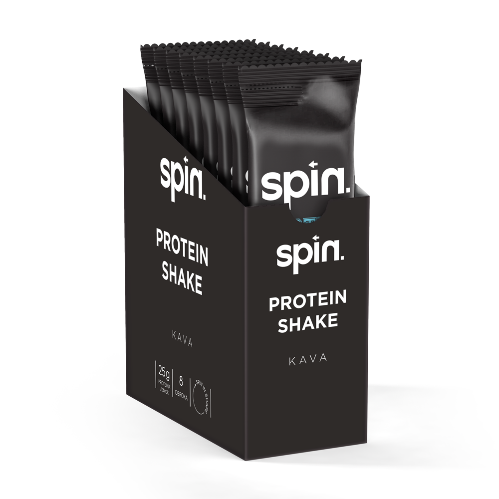 SPIN protein shake – Kava, 8 vrećica x 46 g, ukupno 368 g - Slika 4