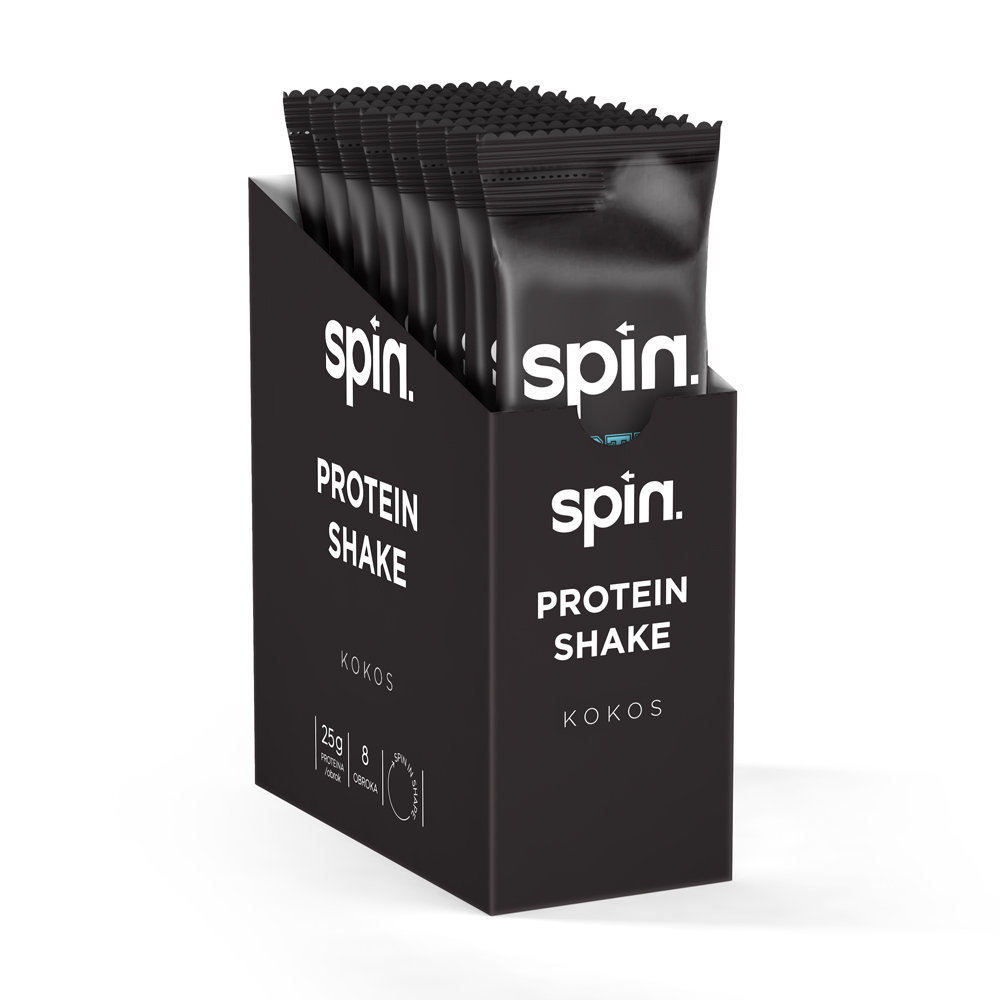 SPIN protein shake – Kokos, 8 vrećica x 46 g, ukupno 368 g - Slika 4