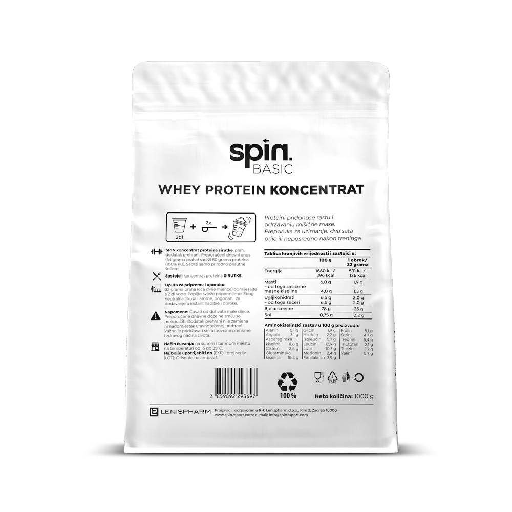 SPIN whey protein koncentrat