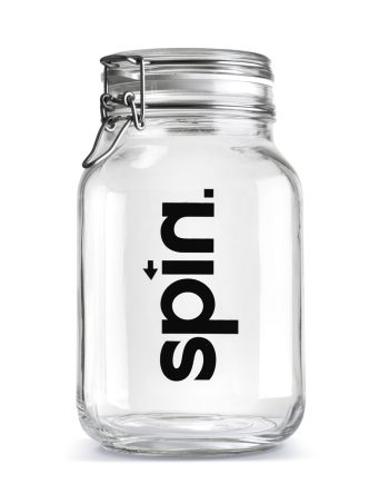 SPIN staklenka