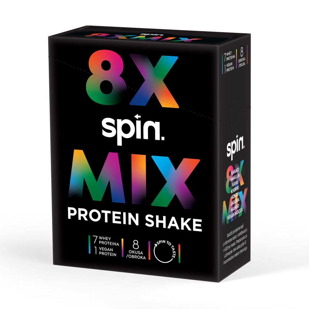SPIN MIX, 8 okusa, 8 vrećica, ukupno 343 g