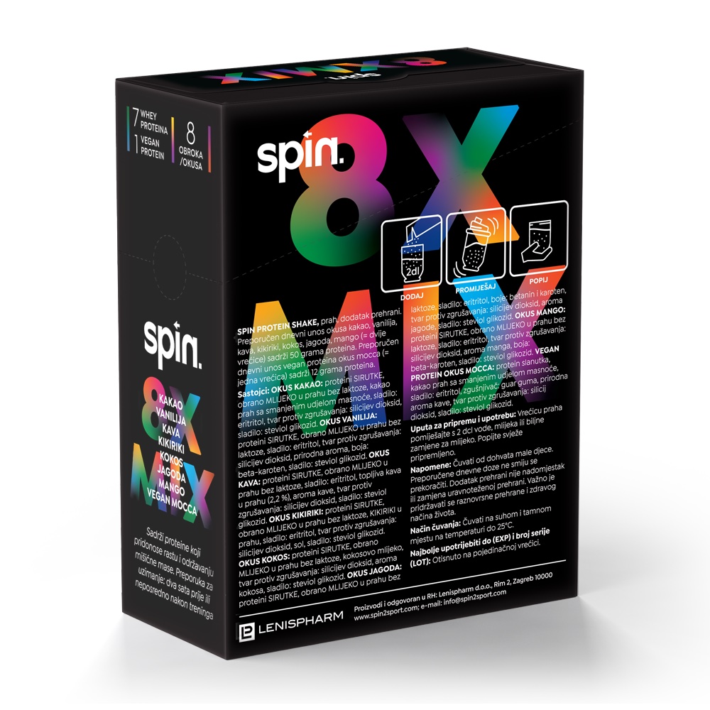 SPIN MIX, 8 okusa, 8 vrećica, ukupno 343 g - Slika 2