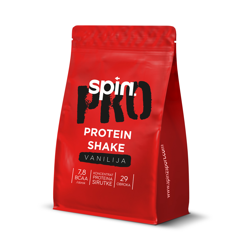 SPIN PRO protein shake – vanilija, 1 kg