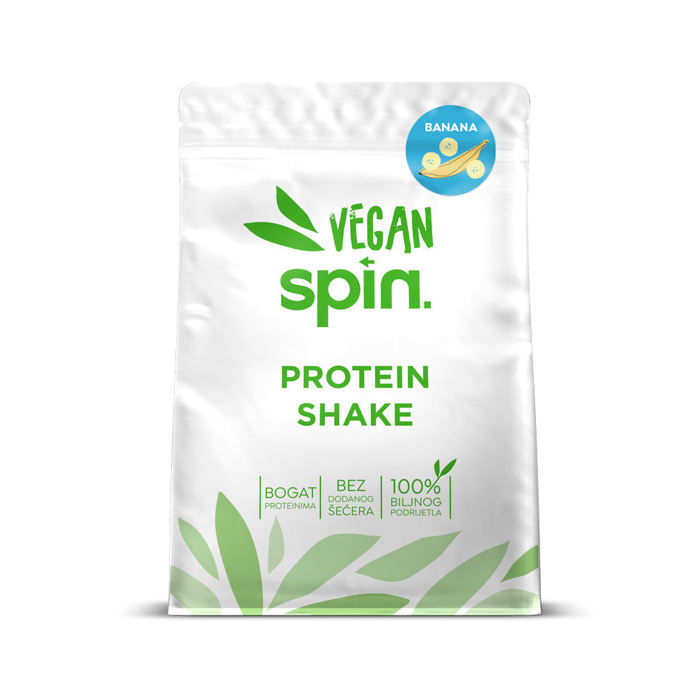 SPIN vegan protein shake BANANA - Slika 2