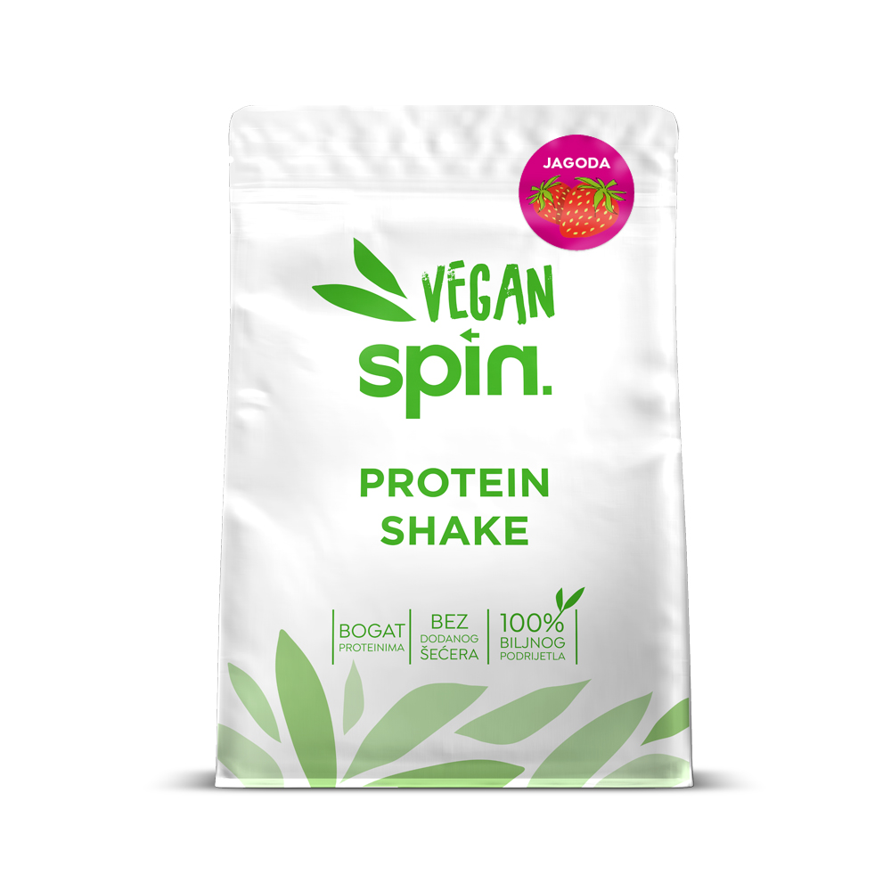 SPIN vegan protein shake JAGODA - Slika 2