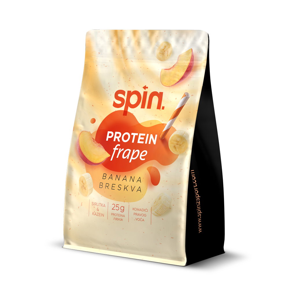SPIN PROTEIN FRAPE banana-breskva